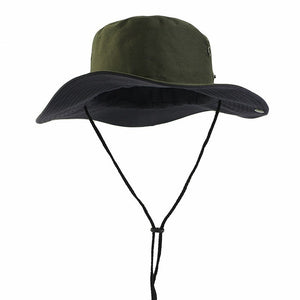 Outdoor Folding Climbing Hat – Men’s Cotton Flat Top Sun Protection Hat | Breathable, Windproof, Adjustable Free Size