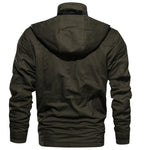 Mountainskin Men’s Winter Fleece Jacket – Warm Hooded Thermal Coat Military Style Thick Outerwear