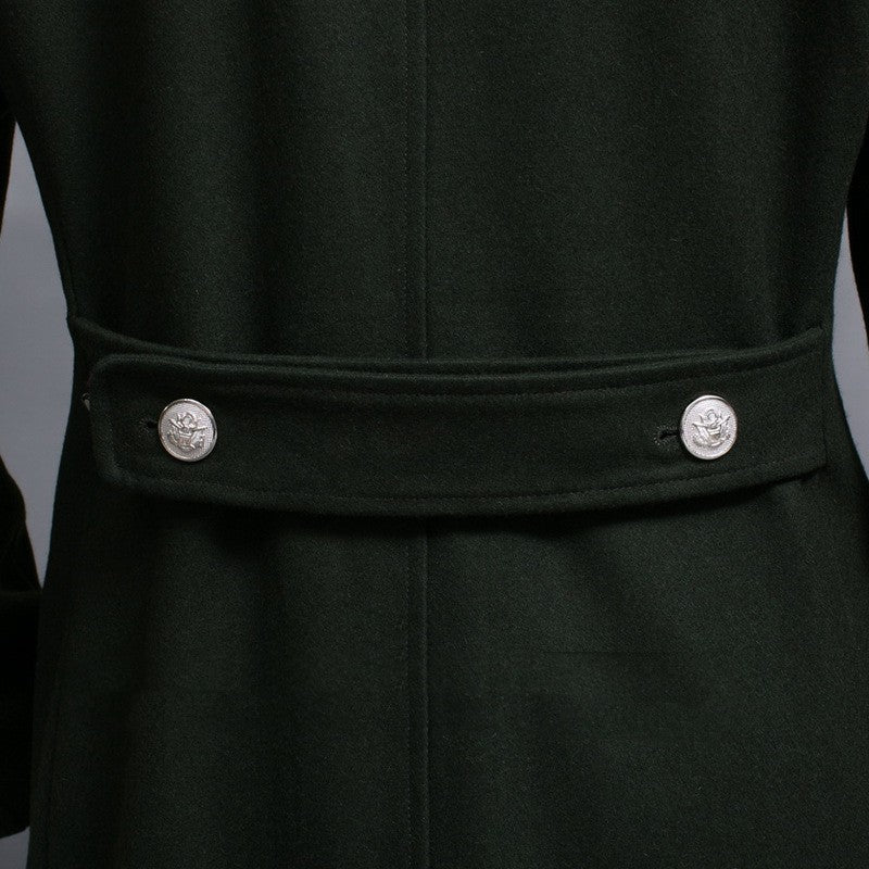 Double-row Retro Woolen Coat Man | Classic Loose Fit Double-Breasted Overcoat | Stylish Flax Blend