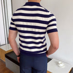 Men’s Versatile Striped Casual Shirt – Lightweight Short Sleeve Summer Top for Everyday Style
