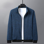 Men’s Stand Collar Jacket – Casual Lightweight Zip-Up Coat for Everyday or Outdoor Wear