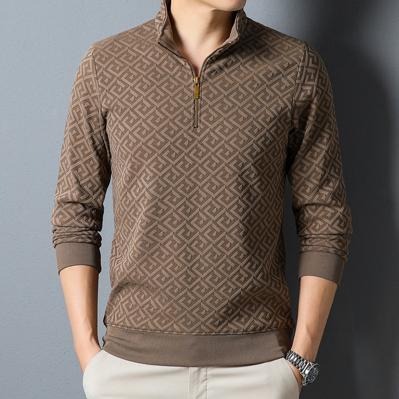 Autumn Men’s Zipper Sweater – Lightweight Ultra-Thin Casual Street Style Jacket