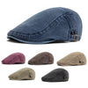Retro Washed Denim Cowboy Beret – Fashion Casual Baseball Cap | Adjustable Cotton, Sun Protection, Summer Spring Autumn Hat