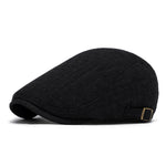 Men’s Retro Peaked Beret – Breathable Cotton & Linen Cap | Adjustable, Sunshade, Summer Sun Protection