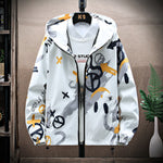 Men’s Spring & Autumn Trendy Coat – Loose Casual Polyester Outerwear