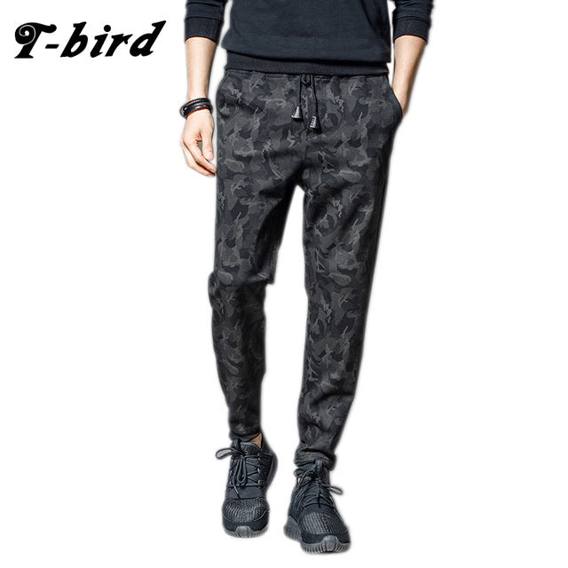 T-Bird Men’s Joggers – Streetwear Camouflage Pants, Hip Hop Sweatpants, High-Quality Casual Joggers for Men