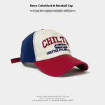 Retro Color Matching Baseball Cap – Adjustable Summer Sun Hat for Baby Boys & Girls | Breathable Dome Hat