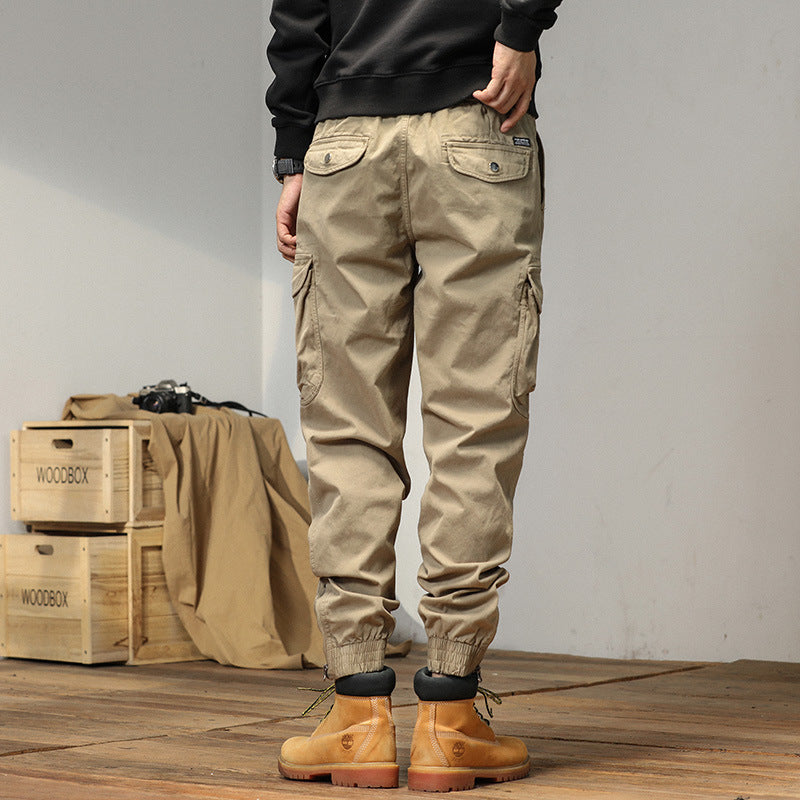 Men's Slim-fit Ankle-tied Casual Overalls – Youth Summer Trousers for Four Seasons