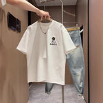 Trendy 100% Cotton Summer Cartoon T-shirt for Men & Women | Casual Short Sleeve Crew Neck Top
