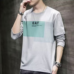 Men’s Long Sleeve Loose T-Shirt – Autumn Harajuku Style Letter Print Top for Casual Wear