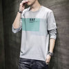 Men’s Long Sleeve Loose T-Shirt – Autumn Harajuku Style Letter Print Top for Casual Wear