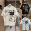 Trendy 100% Cotton Summer Cartoon T-shirt for Men & Women | Casual Short Sleeve Crew Neck Top