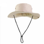 Outdoor Folding Climbing Hat – Men’s Cotton Flat Top Sun Protection Hat | Breathable, Windproof, Adjustable Free Size