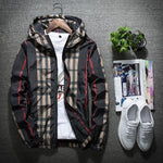 Covrlge Men’s Camouflage Jacket – Hooded Casual Luminous Zipper Coat for Spring Fashion