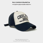 Retro Color Matching Baseball Cap – Adjustable Summer Sun Hat for Baby Boys & Girls | Breathable Dome Hat