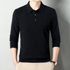 Men’s Winter Wool Lapel Long Sleeve Shirt – Thick Warm Casual Top for Cold Weather