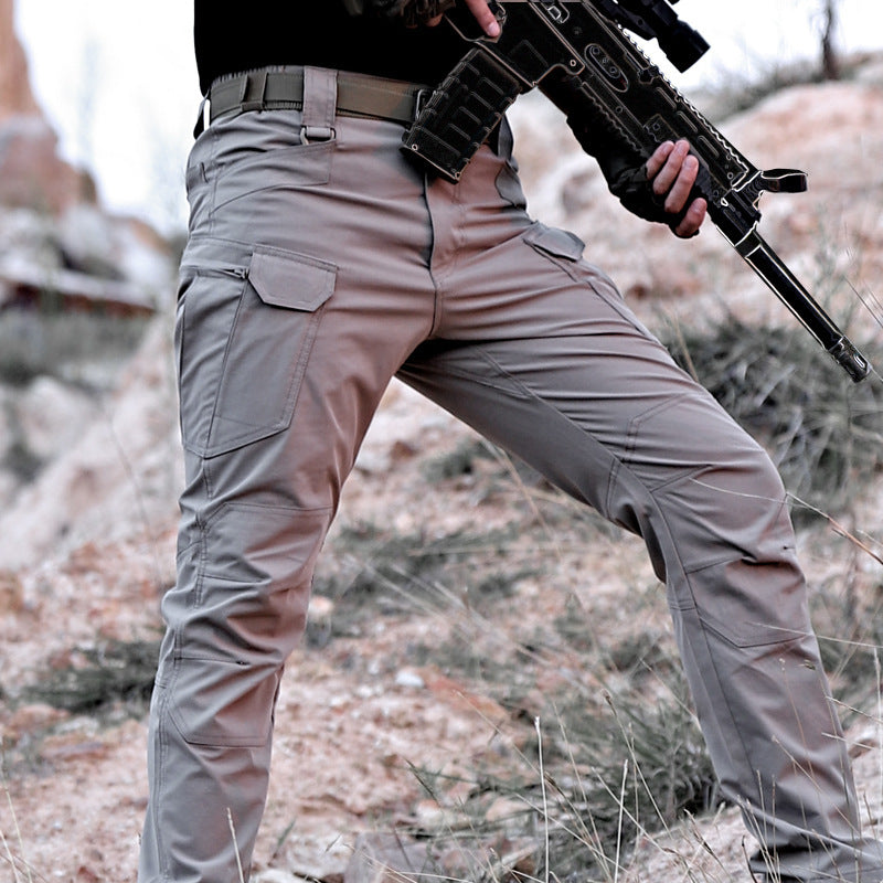 Men's Loose Quick-drying Stretch Camouflage Cargo Pants – Multi-pocket Sports Trousers