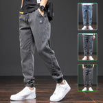 Men’s Fashion Casual Loose Stretch Jeans – Comfortable Cotton Denim Pants for Everyday Wear