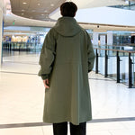 Loose Autumn and Winter Coat | Japanese & Korean Style Hong Kong Overcoat | Stylish Polyester Blend for Daily Wear
