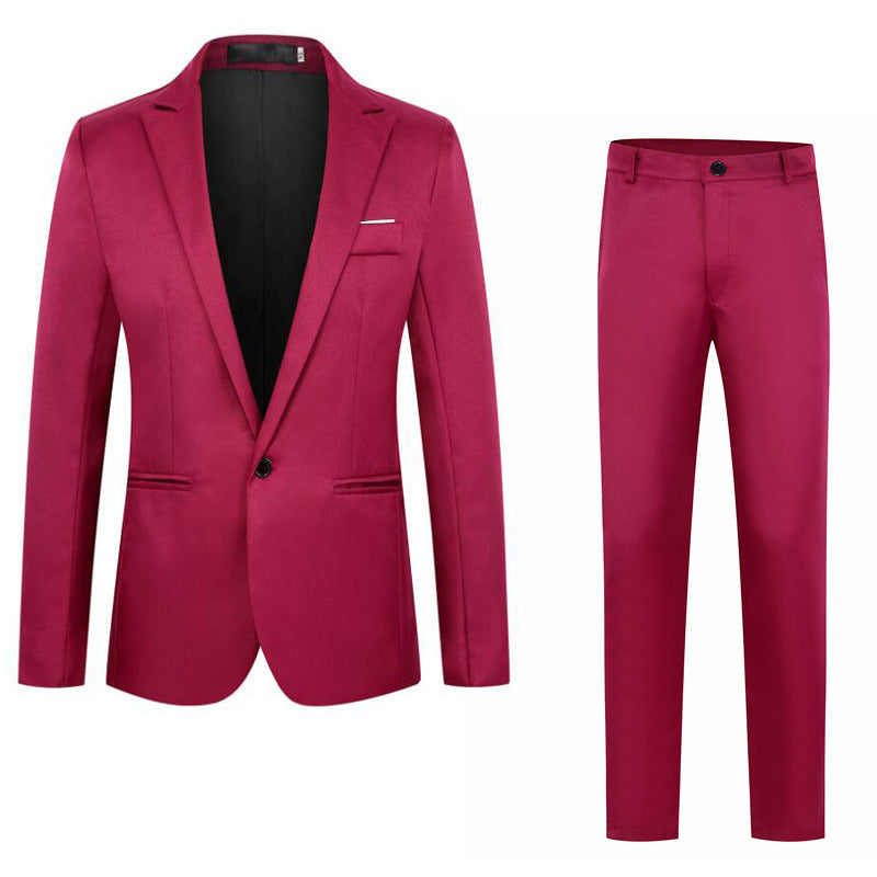 Men’s Wedding Tuxedo Suit – Classic Formal Blazer and Pants Set for Business, Party & Special Events