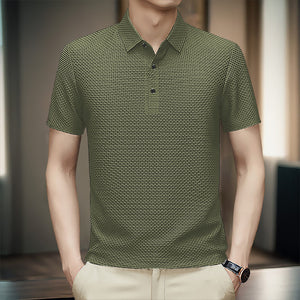 Men’s Asymmetric Nylon T-shirt | Lightweight Casual Summer Top in Multiple Colors