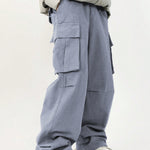Casual Loose Three-dimensional Pocket Street Overalls – Trendy Youth Trousers for Daily Wear