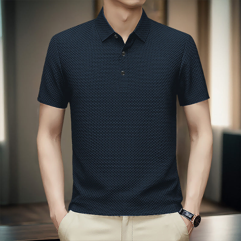 Men’s Asymmetric Nylon T-shirt | Lightweight Casual Summer Top in Multiple Colors