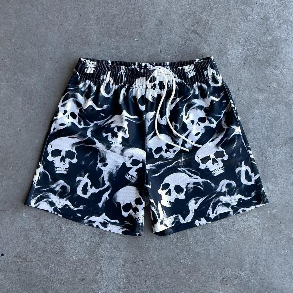 Men's Fitness Mesh Breathable Sports Shorts – Lightweight Loose Fit Quick-Dry Gym & Casual Shorts