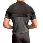 Men’s Casual Striped Polo Shirt – Thin Short-Sleeve Summer Top with Cotton Comfort