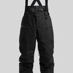 Men's Waterproof Strap Ski Pants – Thickened Winter Snow Pants with Flame Retardant Fabric
