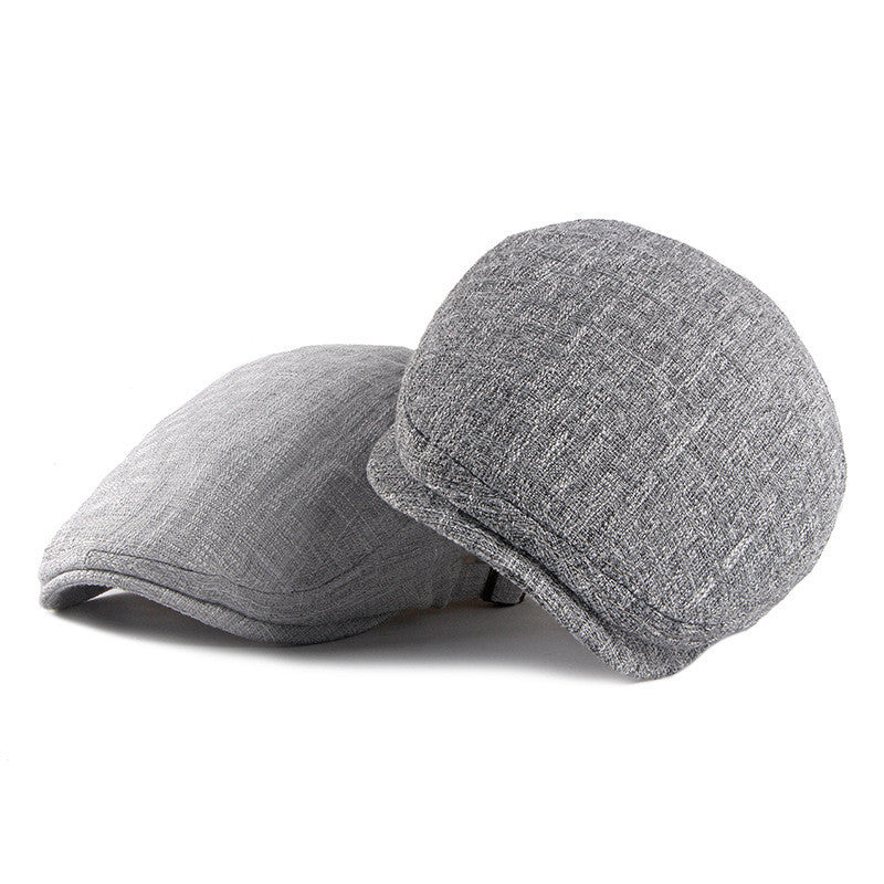 Men’s British Retro Breathable Hat – Simple Cotton Sunshade Cap | Adjustable, Lightweight, Stylish Outdoor Summer Hat