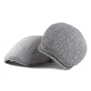 Men’s British Retro Breathable Hat – Simple Cotton Sunshade Cap | Adjustable, Lightweight, Stylish Outdoor Summer Hat
