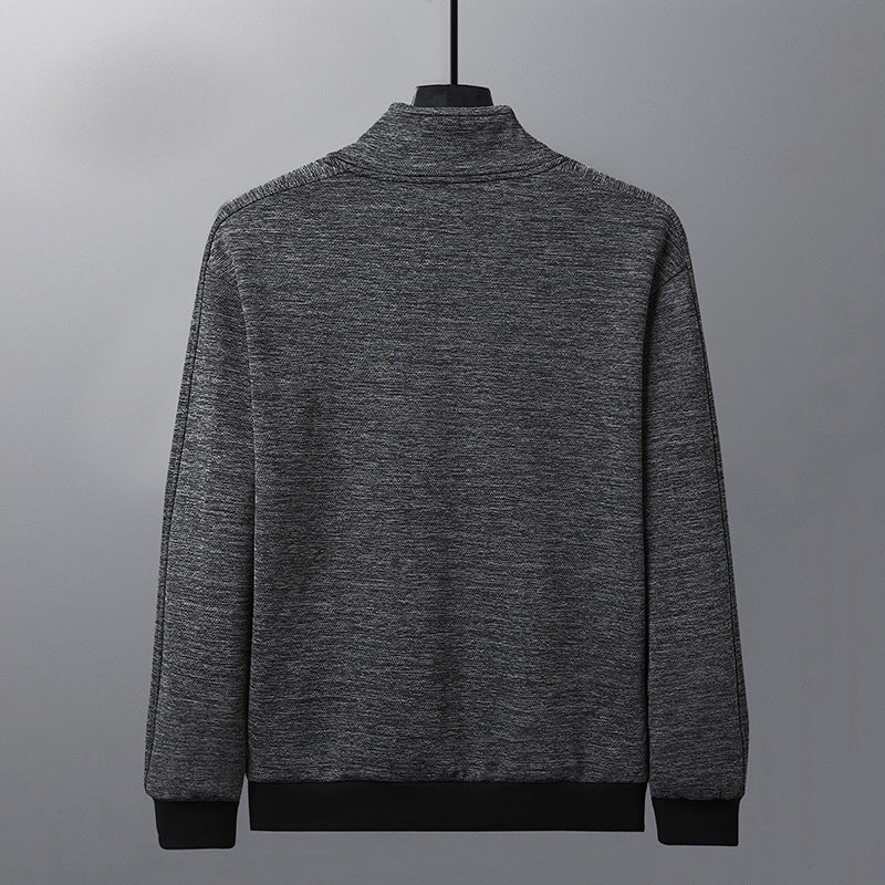 Men’s Stand Collar Jacket – Casual Lightweight Zip-Up Coat for Everyday or Outdoor Wear