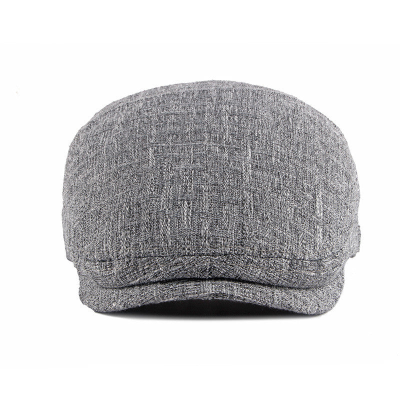 Men’s British Retro Breathable Hat – Simple Cotton Sunshade Cap | Adjustable, Lightweight, Stylish Outdoor Summer Hat