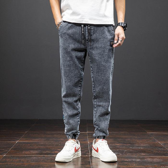 Men’s Fashion Casual Loose Stretch Jeans – Comfortable Cotton Denim Pants for Everyday Wear