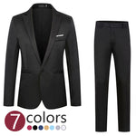 Men’s Wedding Tuxedo Suit – Classic Formal Blazer and Pants Set for Business, Party & Special Events