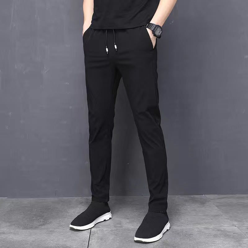 Men’s Breathable Thin Pants – Quick-Dry, High Elasticity, Straight Fit Lightweight Trousers