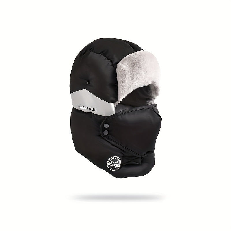 Men’s Fashion Ushanka Hat – Thickened Outdoor Winter Hat | Warm, Windproof, Unisex Riding Cap