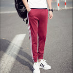 Men’s Tracksuits Sport Pants – Slim Fit Gym, Jogging & Training Joggers with Stripe Design