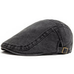 Retro Washed Denim Cowboy Beret – Fashion Casual Baseball Cap | Adjustable Cotton, Sun Protection, Summer Spring Autumn Hat