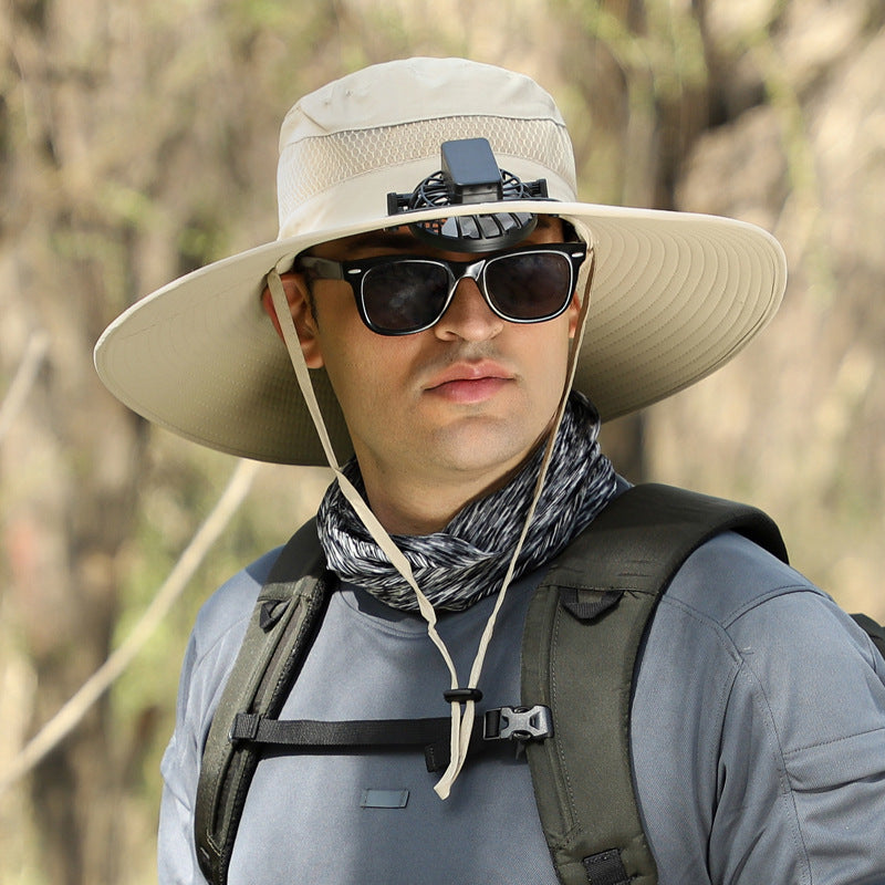 Men’s Outdoor Sun Hat – Adjustable Nylon Hiking, Climbing & Fishing Hat | Breathable, Waterproof, Windproof, Summer Sun Protection
