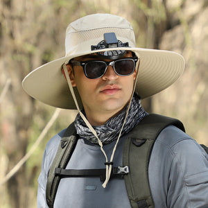 Men’s Outdoor Sun Hat – Adjustable Nylon Hiking, Climbing & Fishing Hat | Breathable, Waterproof, Windproof, Summer Sun Protection