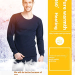 Men's Thermal Underwear Fleece-lined Thickened Long Johns Top & Bottom