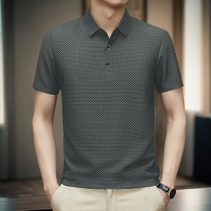 Men’s Asymmetric Nylon T-shirt | Lightweight Casual Summer Top in Multiple Colors