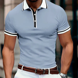 Men’s Casual 3D Printed Short Sleeve Shirt – Summer Polyester Pique Top for Leisure and Daily Wear