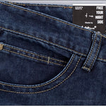 Men’s Straight Slim Jeans – Fall Winter Fashion, Stackable Straight Leg Denim Trousers