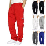 Men’s Elastic Waist Jogger Pants – Stretch Sweatpants with Drawstring for Sports, Running, and Casual Wear