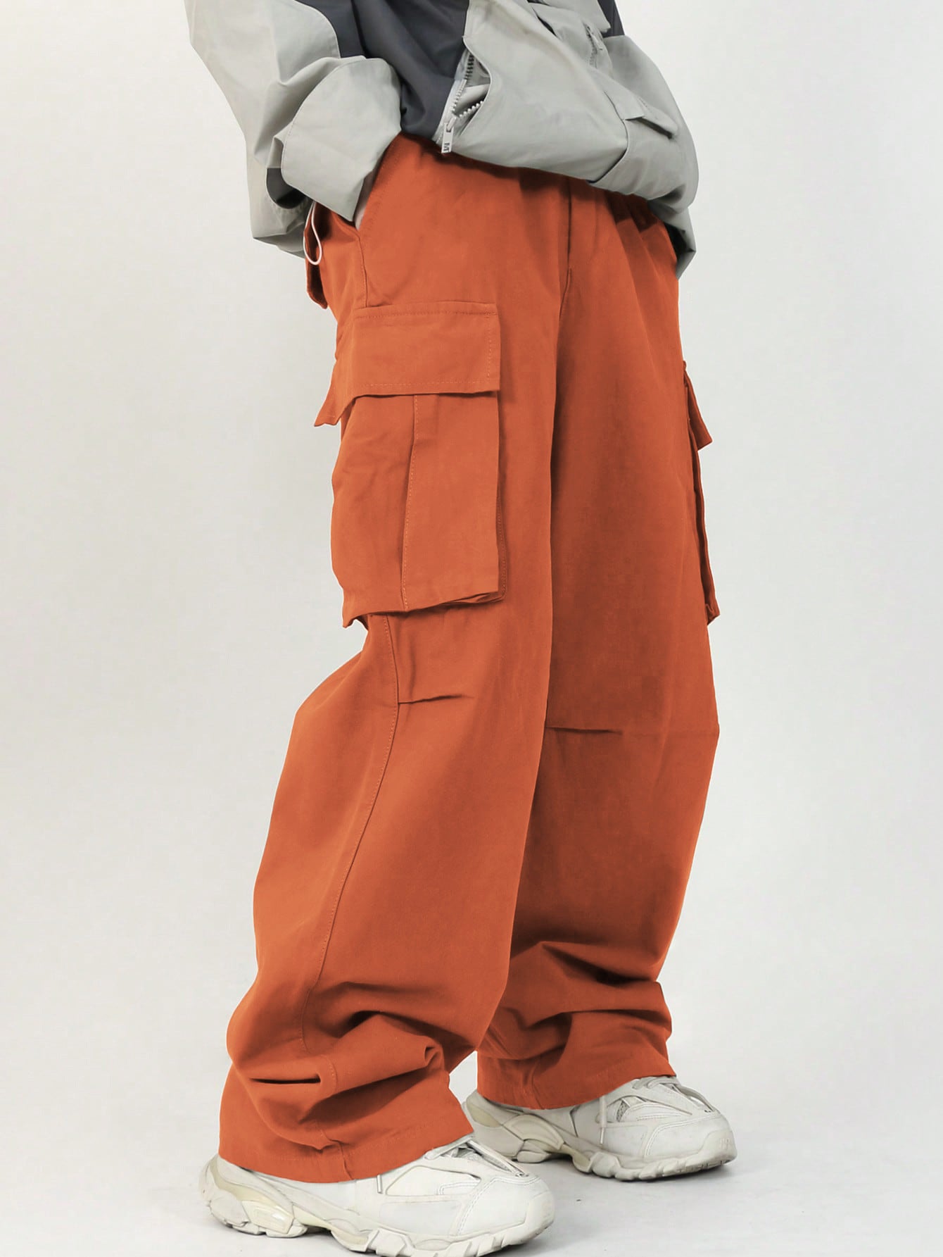 Casual Loose Three-dimensional Pocket Street Overalls – Trendy Youth Trousers for Daily Wear