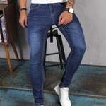 Men's Fashion Casual Stretch Skinny Jeans – Slim Fit Korean Style Denim Pants