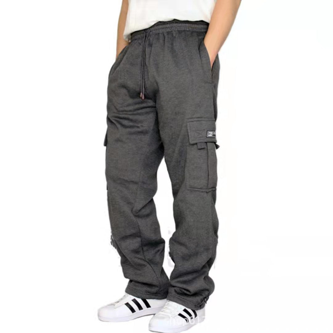Men’s Elastic Waist Jogger Pants – Stretch Sweatpants with Drawstring for Sports, Running, and Casual Wear